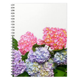 Caderno Espiral Buquê Hydrangea