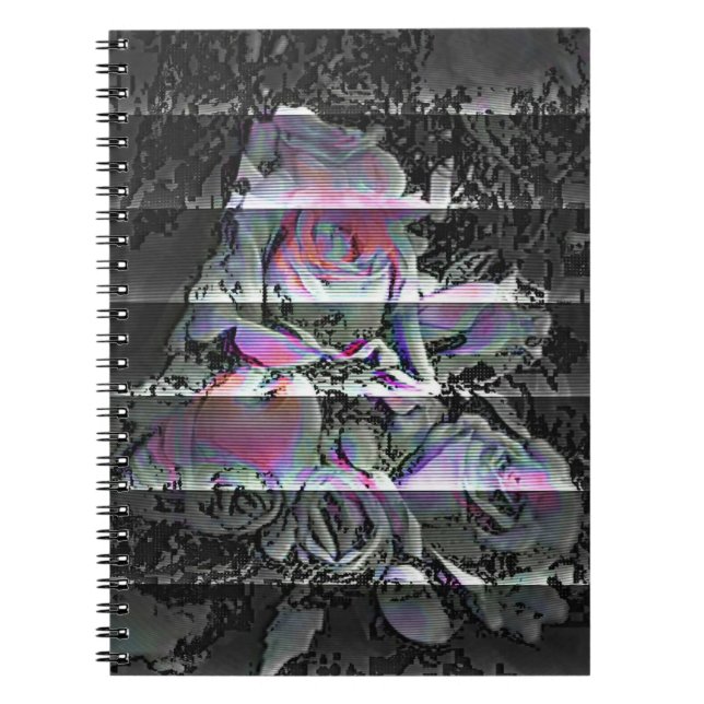 Caderno Espiral Buquê Techno (Frente)