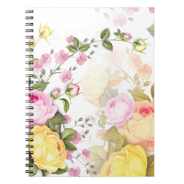Caderno Espiral Buquês dos Rosas 4 (Frente)