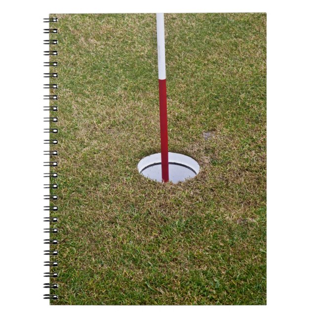 Caderno Espiral Buraco de golfe (Frente)