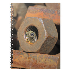 Caderno Espiral Buraco de Parafuso Alienígena