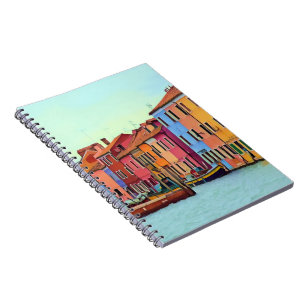 Caderno Espiral BURANO - Veneza de laguna veneziana - Burano