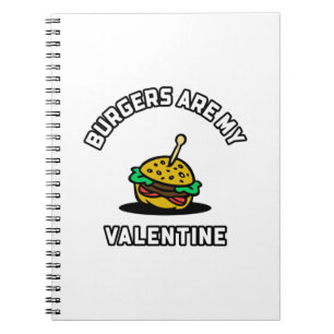 Caderno Espiral Burgers são o meu Namorados