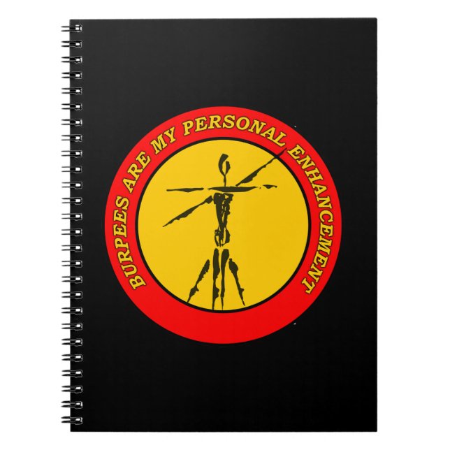 Caderno Espiral Burpees São Meu PED (Frente)