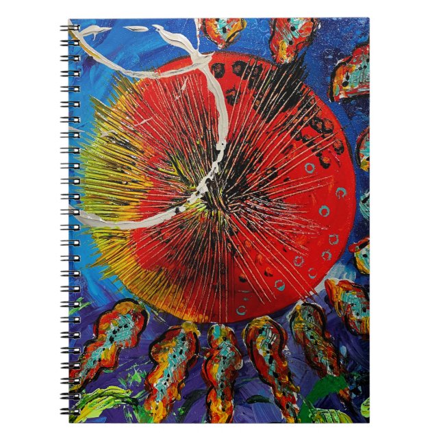 Caderno Espiral Burst de Notebook Espiral (Frente)