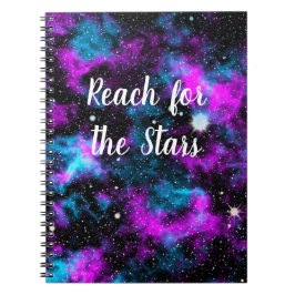 Caderno Espiral Busca no notebook Stars Galaxy