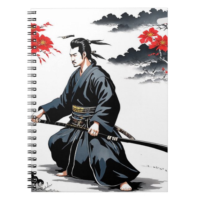 Caderno Espiral Bushido Code Samurai Masteritem (Frente)