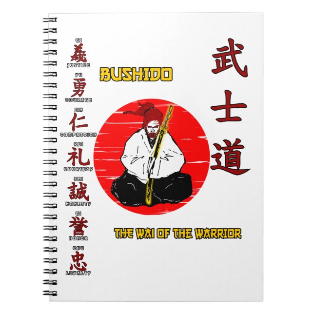 Caderno Espiral Bushido Cuaderno de espiral (Frente)