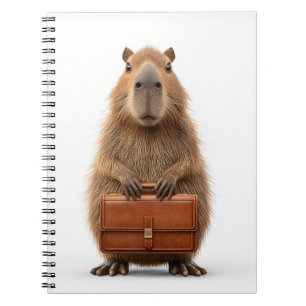 Caderno Espiral Business Capybara com Briefcase