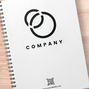 Caderno Espiral Business Scan Me QR Code Site Modern Simples