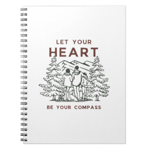 Caderno Espiral bússola cardíaca