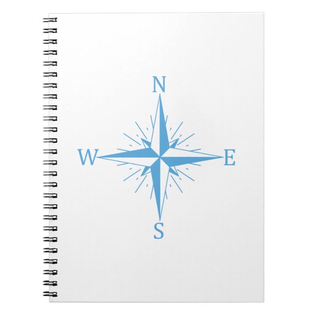 Caderno Espiral Bússola eólica (Frente)