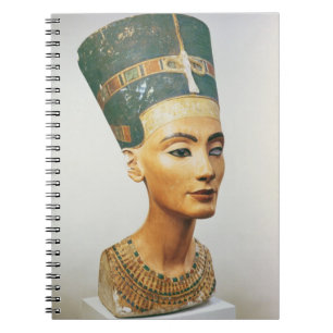 Caderno Espiral Busto da rainha Nefertiti, do estúdio do sc