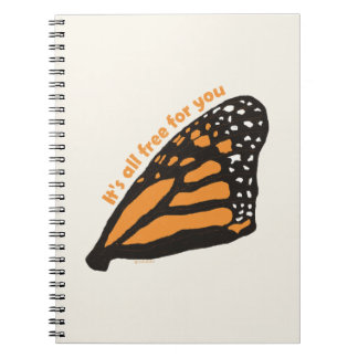 Caderno Espiral butterfly
