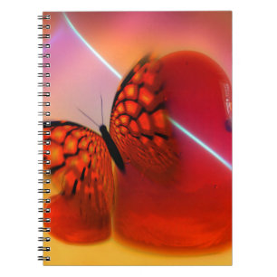 Caderno Espiral Butterfly and Hearts