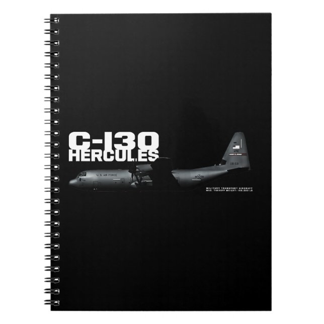 Caderno Espiral C-130 Hércules (Frente)