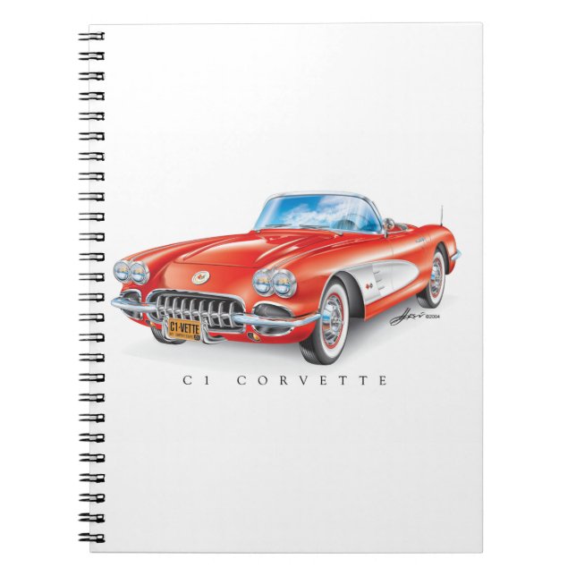 CADERNO ESPIRAL C-ONE AUTOMOBILE ART (Frente)