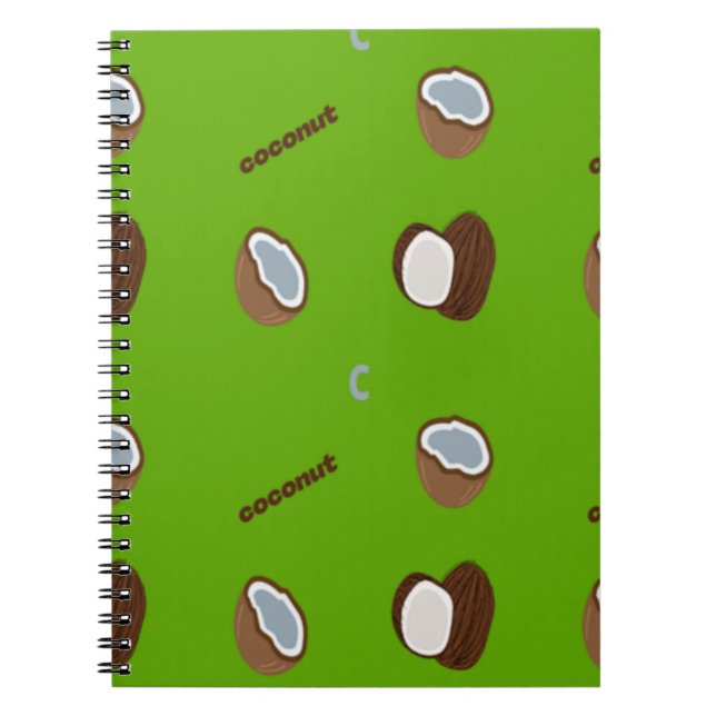 Caderno Espiral C para o verde de coco (Frente)