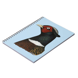 Caderno Espiral Cabeça de Faisão de Ringneck