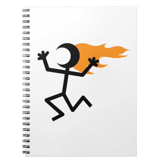 Caderno Espiral Cabeça de Flaming (Frente)