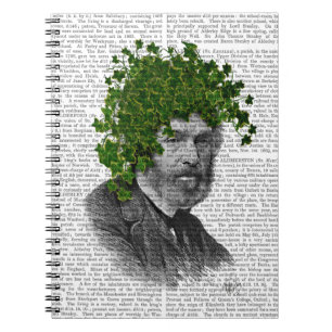 Caderno Espiral Cabeça de Ivy Head Plant