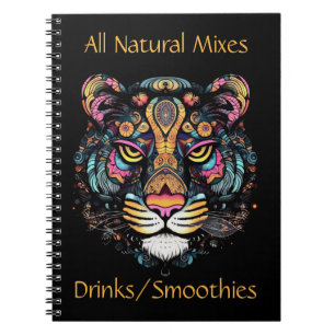 Caderno Espiral Cabeça de Tigre Pessoal Incrível