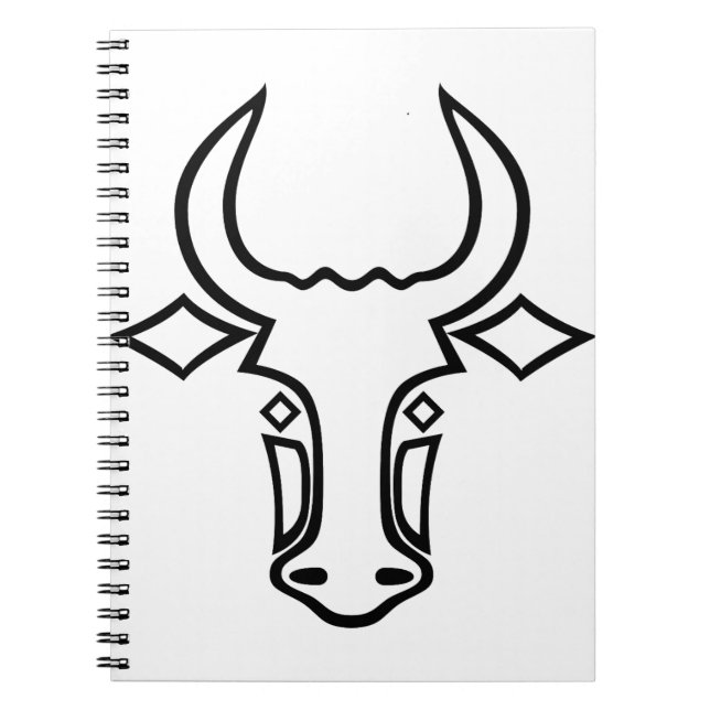 Caderno Espiral Cabeça de Touro (Frente)
