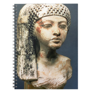 Caderno Espiral Cabeça de uma princesa da família de Akhenaten,