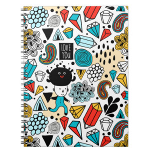 Caderno Espiral Cabeça louca