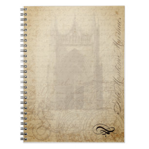 Caderno Espiral Cabeçalho Medieval - Palimpsesto