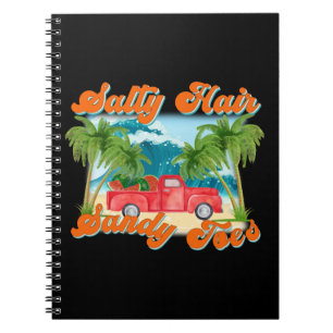 Caderno Espiral Cabelo Sandy Toes Ilha Tropical