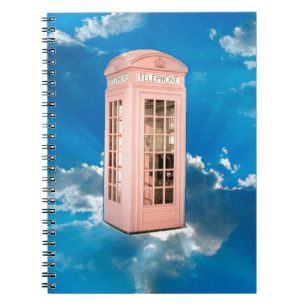 Caderno Espiral cabine telefônica