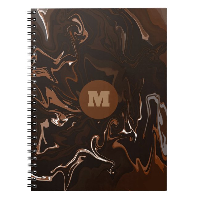 Caderno Espiral Cabras castanhas, pretas e Cinzas (Frente)