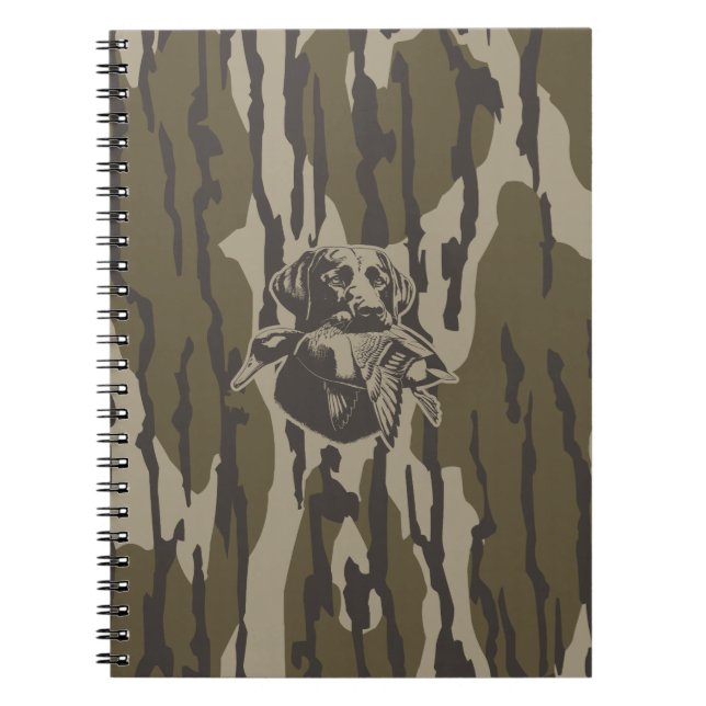 Caderno Espiral Caçadores De Patos Com Camuflagem De Florestas De  (Frente)