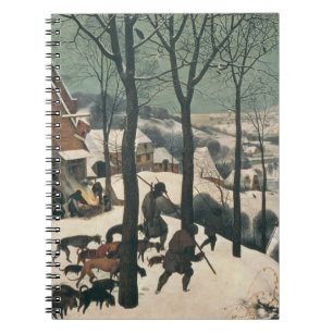 Caderno Espiral Caçadores na neve - em janeiro de 1565