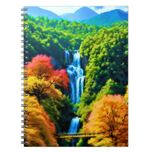Caderno Espiral Cachoeira Chinesa