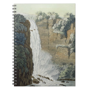 Caderno Espiral Cachoeira de Tequendama no rio de Bogotá, Colômb