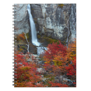 Caderno Espiral Cachoeira El Chorrillo   Patagônia, Argentina