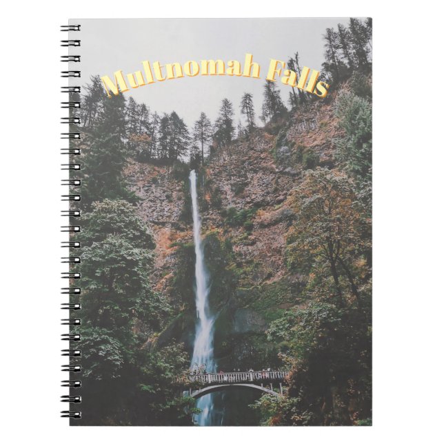 Caderno Espiral Cachoeira Multnomah (Frente)