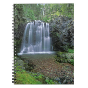 Caderno Espiral Cachoeira Rockwell no vale de Two Medicine em