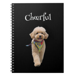 Caderno Espiral Cachorrinho de Pelúcia Marfim