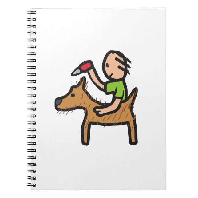 Caderno Espiral Cachorro (Frente)