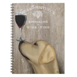 Caderno Espiral Cachorro Au Vin Yellow Labrador
