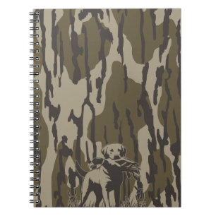 Caderno Espiral Cachorro Caçador Pato Floresta de Aves Aquáticas B
