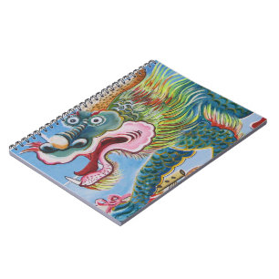 Caderno Espiral Cachorro Chinês/Mural Guardião do Leão