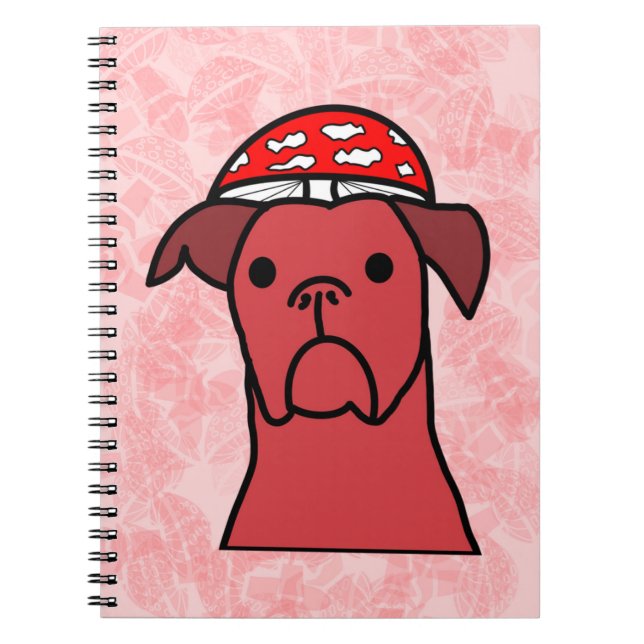 Caderno Espiral Cachorro Cogumelo (Frente)