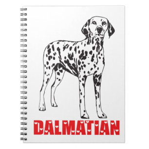Caderno Espiral Cachorro de Cachorro Dalmático Ama - Cachorro de