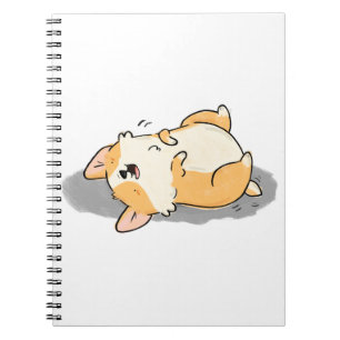 Caderno Espiral Cachorro de Kawaii Corgi