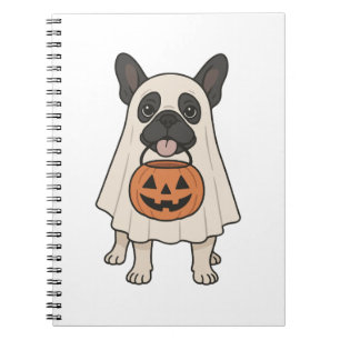 Caderno Espiral Cachorro do Buldogue Francês