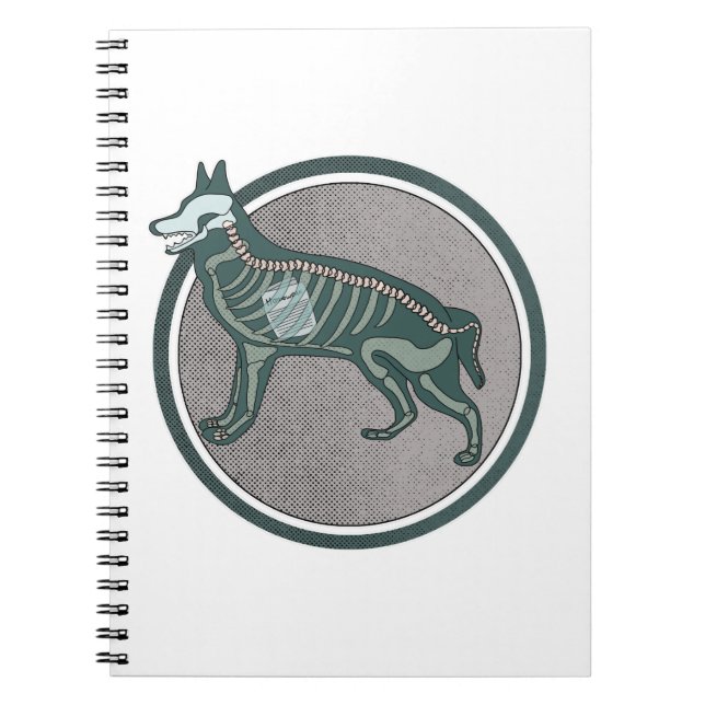 Caderno Espiral Cachorro Engraçado (Frente)